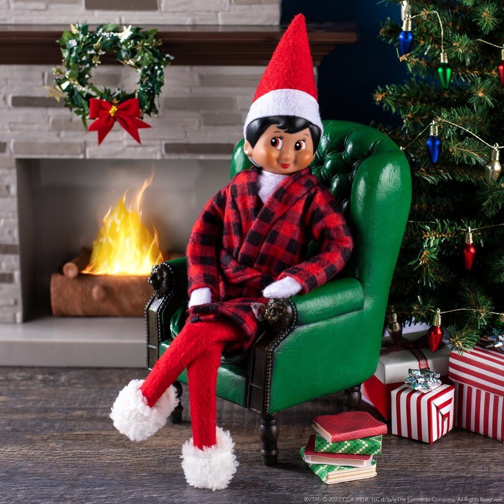 Claus Couture Collection Cozy Robe and Slippers - Image 3